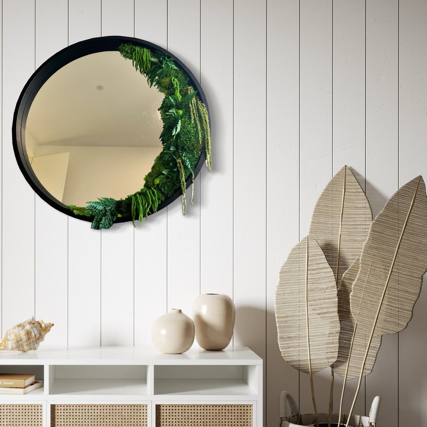 OVERSIZED MOSS MIRROR